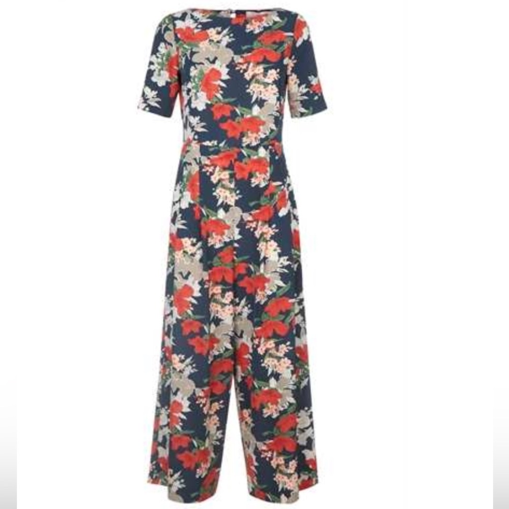 Floral Print Jumpsuit